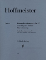 Konzert Nr.1 fr Kontraba, obl. Violine und Orchester fr Kontraba und Klavier