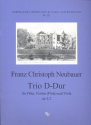 Trio D-Dur op.3,2 fr Flte, Violine (Flte) und Viola Stimmen