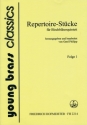 Repertoire-Stcke Band 1 fr 2 Trompeten, Horn, Posaune und Tuba Partitur und Stimmen
