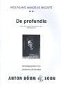 Psalm De profundis KV93 fr 4 Singstimmen (SATB) und Orgel