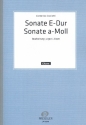 Sonate E-Dur K20 und Sonate a-Moll K54 fr Gitarre
