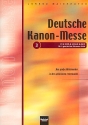 Deutsche Kanonmesse Chorausgabe 3 fr 3 gem Stimmen (SAB) Partitur
