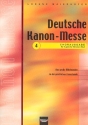 Deutsche Kanonmesse Chorausgabe 4 fr 3 gleiche Stimmen (SAA) Partitur