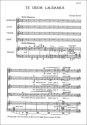 TE DEUM LAUDAMUS FOR MIXED CHORUS (SATB) AND ORGAN SCORE (EN)
