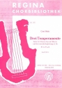 Drei Temperamente Suite fr Mnnerchor, Klavier und Instrumentalbegleitung,Klavierauszug