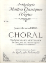 VON GOTT WILL ICH NICHT LASSEN CHORALE POUR ORGUE FALCINELLI, R., ARR.