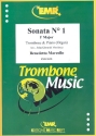 Sonata F major no.1 for trombone and piano (organ)