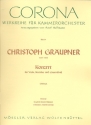 Konzert g-Moll fr Viola, Streicher und Bc Partitur (= Klavierstimme)