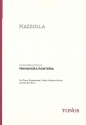 Primavera portena fr Klavier, Bandoneon, Violine, E-Gitarre und Kontraba Partitur