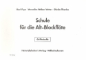 Grifftabelle zur Schule fr die Altblockflte 