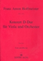 Konzert D-Dur fr Viola und Orchester fr Viola und Klavier