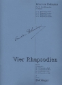 4 Rhapsodien op.11 fr Klavier