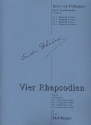 4 Rhapsodien op.11 fr Klavier