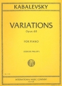 Variations op.40 for piano