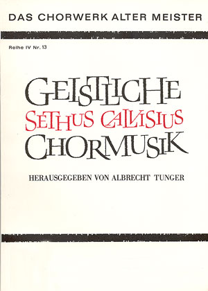 Geistliche Chormusik Partitur