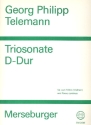 TRIOSONATE D-DUR FUER 2 FLOETEN (VL) UND BC STIMMEN