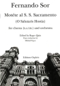 MOTETE AL S.S. SACRAMENTO FOR MIXED CHORUS (SATB) AND ORCHESTRA