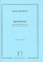 Quintette pour flte, hautbois, clarinette, basson et cor partition