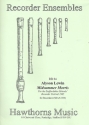 Midsummer Morris for recorder ensemble (SSAATTB) score and parts