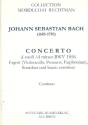 Konzert d-Moll BWV1056 fr Fagott (Posaune/ Violoncello/Euphonium) Streicher und Bc Partitur und Stimmen (3-3-2-2-1)