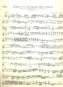 Konzert C-Dur KV415 fr Klavier und Orchester Violine 1
