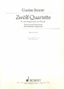 12 Quartette Band 3 (Nr.9-12) für 4 Singstimmen und Klavier Chorpartitur