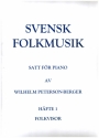 Svensk folkmusik vol.1 for piano folkvisor
