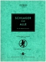 Schlager fr alle fr 2 Melodieinstrumente in B Spielpartitur