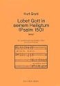 Lobet Gott in seinem Heiligtum fr gem Chor und Orgel (Klavier)