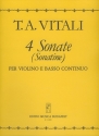 4 Sonaten fr Violine und Bc