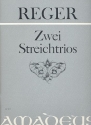 2 Streichtrios op.77b und op.141b,  Stimmen 