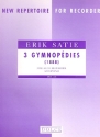 3 Gymnopedies for alto recorder and piano