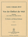 VON DER EITELKEIT DER WELT KANTATE FUER BARITON UND KLEINES ORCHESTER