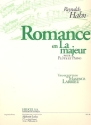 Romance La majeur pour flte et piano
