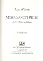 Missa sancti Petri for mixed chorus and piano score