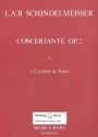 Concertante op.2 for 4 clarinets and piano
