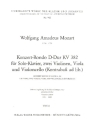 Konzert-Rondo D-Dur KV382 fr Klavier und Streicher Viola