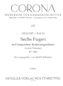 6 Fugen von J.S. und W.F. Bach KV404a fr Streichtrio Stimmensatz (1-0-1-1-0)