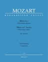 Missa c-Moll KV139  fr Soli, gem Chor und Orchester Klavierauszug