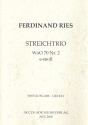 Streichtrio e-Moll WoO70,2 fr Violine, Viola und Violoncello Partitur und Stimmen