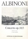 Concerto C-Dur op.10,3 fr Streichorchester und Violine Partitur