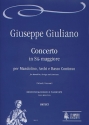 CONCERTO SIB MAGGIORE PER MANDOLINO ARCHI E BC PER MANDOLINO E PIANO- FORTE