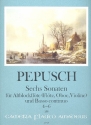 6 Sonaten Band 2 (Nr.4-6) fr Altblockflte (Flte, Oboe, Violine) und Bc