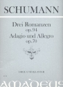 3 Romanzen op.94 / Adagio und Allegro op.70 / Abendlied op.85,12 fr Oboe und Klavier