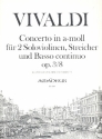 Concerto a-Moll op.3,8 fr 2 Soloviolinen, Streicher und Bc fr 2 Violinen und Klavier