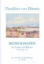 6 Sonaten Band 2 (Nr.3-4) fr Fagott und Klavier