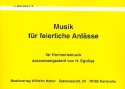 Musik fr feierliche Anlsse: fr Blasorchester Klarinette 1 in B