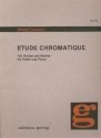 Etude chromatique fr Violine und Klavier