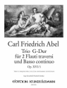 Triosonate G-Dur op.16,1 für 2 Flöten und Bc