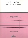 Air on the G String for string quartet score and parts